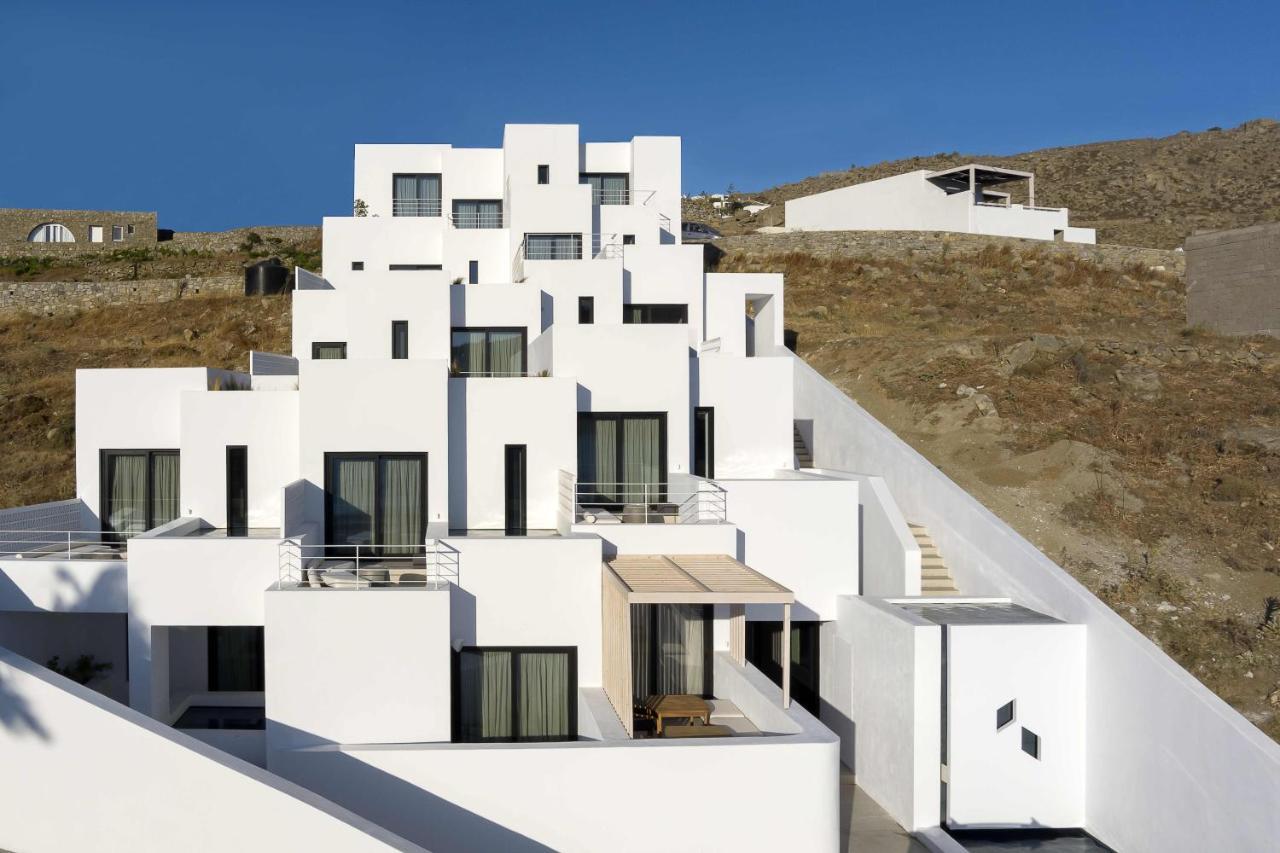Cubic Mykonos Seafront Design Suites Ornos  Exteriör bild
