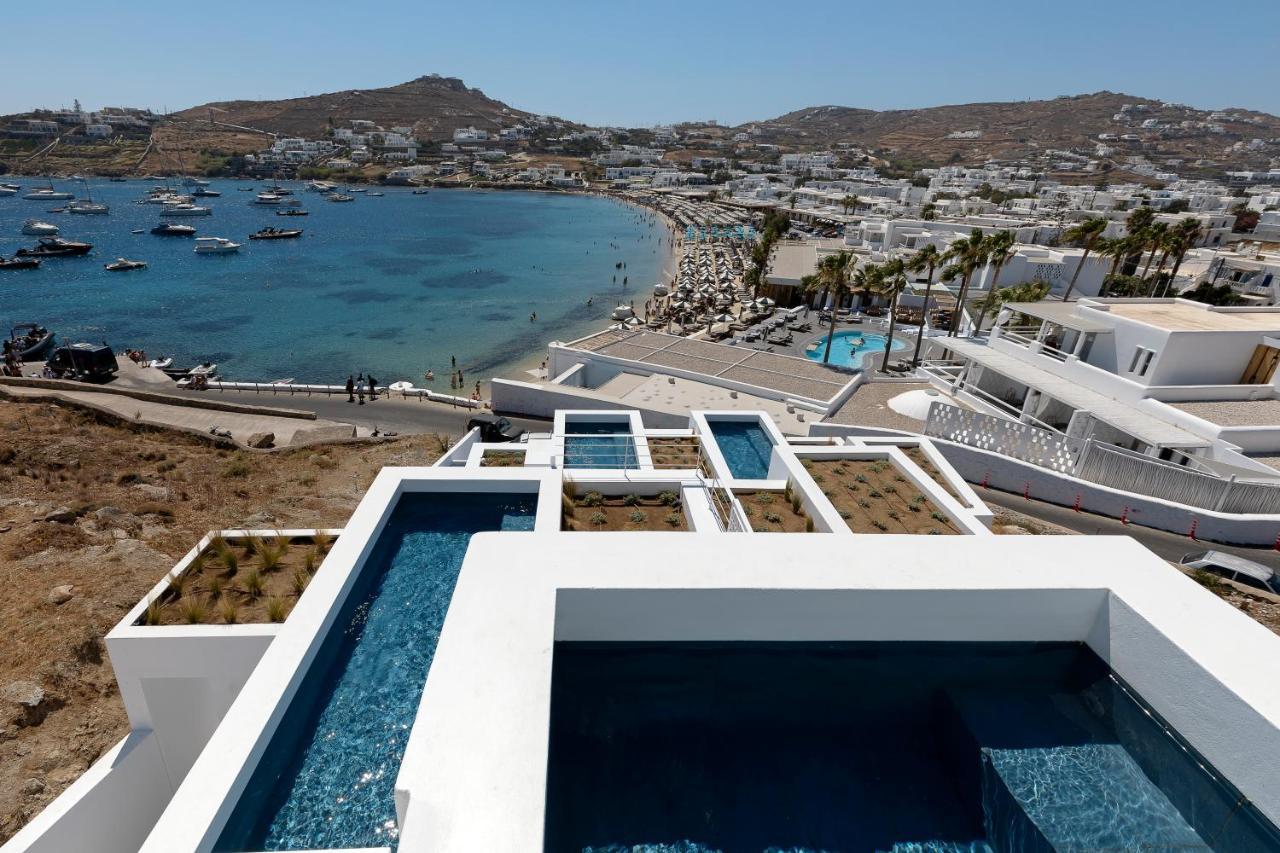 Cubic Mykonos Seafront Design Suites Ornos  Exteriör bild
